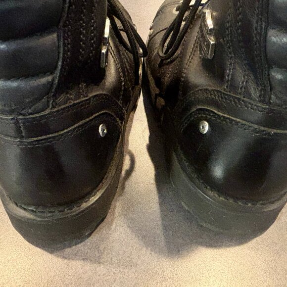 ~~Harley Davidson Boots Mens Size 9M Black Lace Up Side Zip Motorcycle D96111.. - Picture 4 of 9